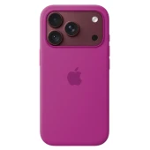 Apple iPhone 18 Pro silikoninis dėklas su MagSafe, magenta, 1 nuotrauka