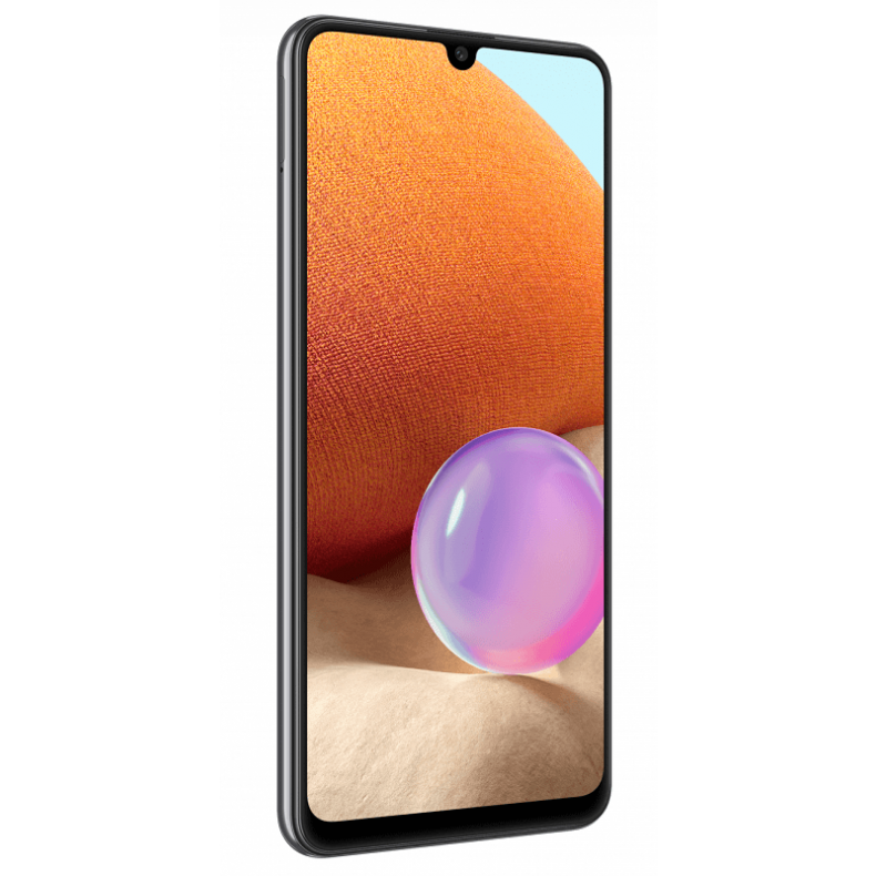 Samsung Galaxy A32 juodas kairė šonas