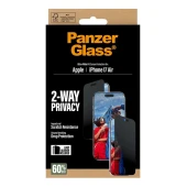  Panzerglass iPhone 17 Air privacy stikliukas, skaidri, 1 nuotrauka
