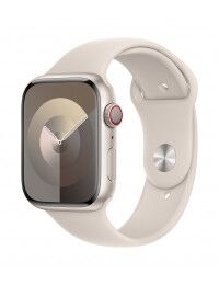 Apple Watch Series 9 GPS+Cellular 41mm Starlight Aluminium Case with Starlight Sport Band