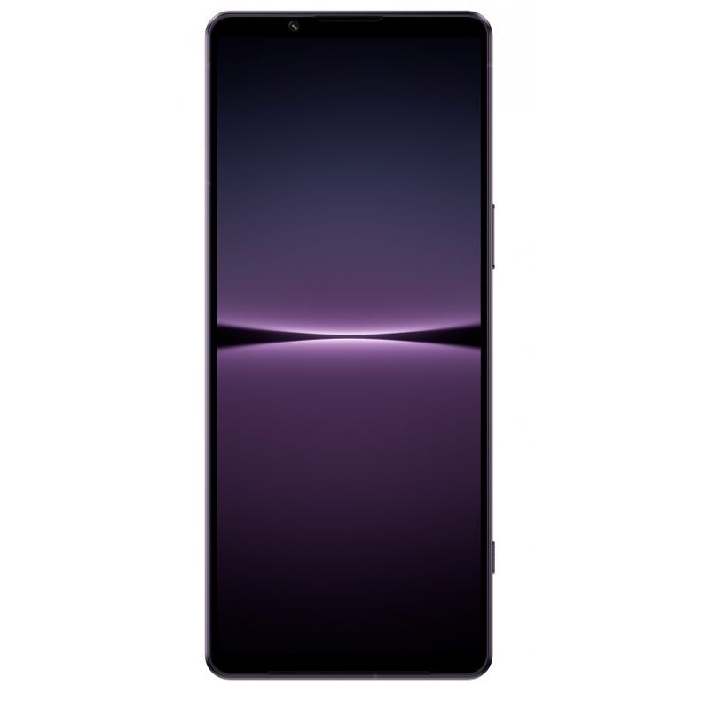  Sony 1 IV violetines spalvos ekranas