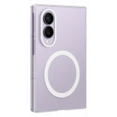 Samsung Galaxy Fold8 skaidrus magnetinis dėklas, skaidri, 1 nuotrauka