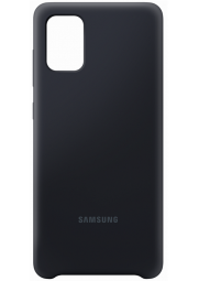 SAMSUNG Galaxy A71 originali silikoninė, juoda nugarėlė