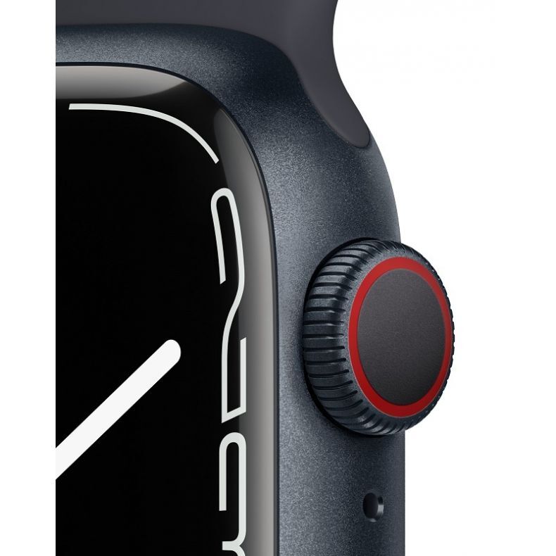 APPLE Watch Series 7 GPS + Cellular, 41mm Aluminium Case with Sport Band
