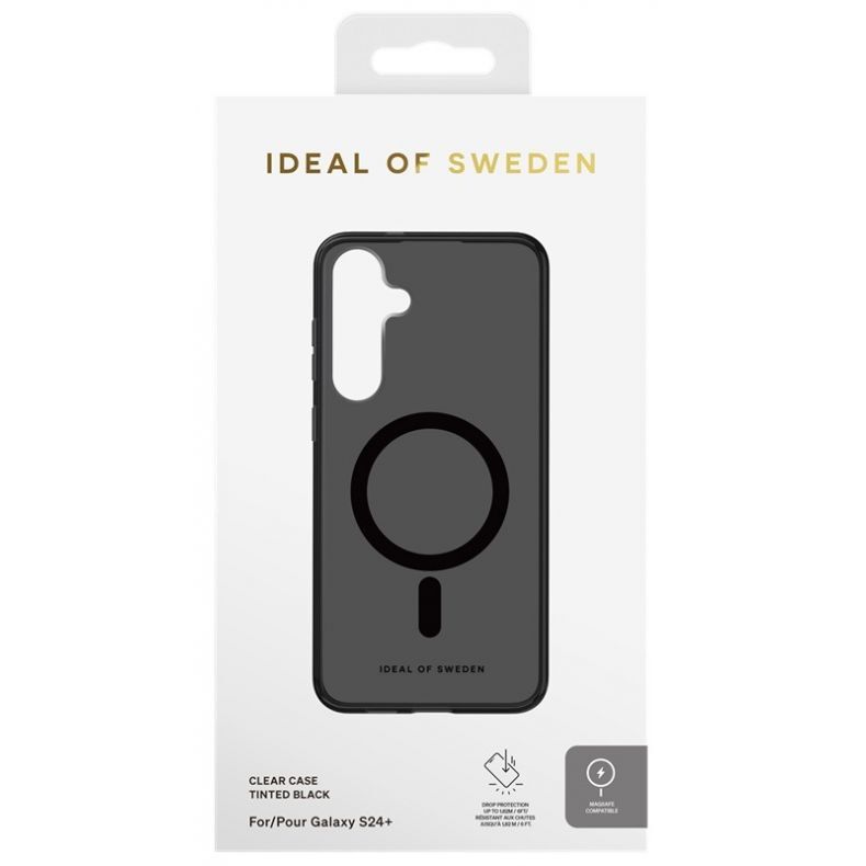 IDEAL OF SWEDEN Clear dėklas Samsung Galaxy S24+ Tinted Black 