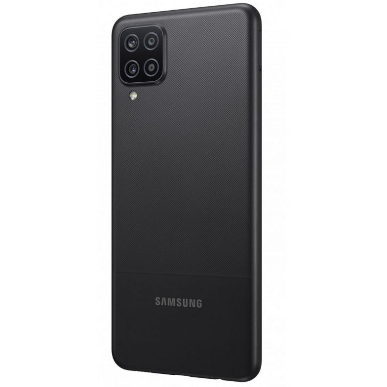 Samsung A12 128GB juodas iš dešinės nugarėlė