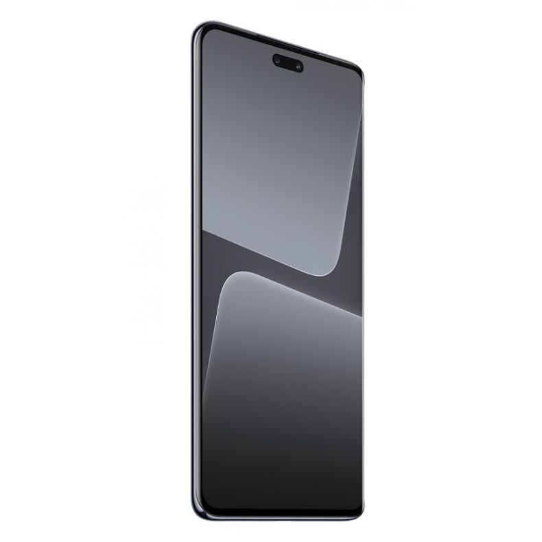 Xiaomi 13 lite juodos splavos ekranas desine puse 45 kampu