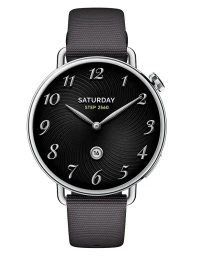 Xiaomi Watch S4 41mm, juodas su guminiu diržellu, 1 nuotrauka