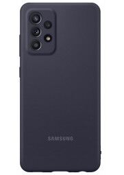 Samsung A52 silikoninis dėklas juodas
