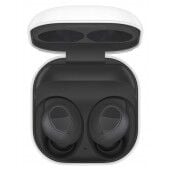Samsung_Galaxy_BUDS_FE_Juodos_spalvos_baltas_deklas_atidarytas_ausines_viduje