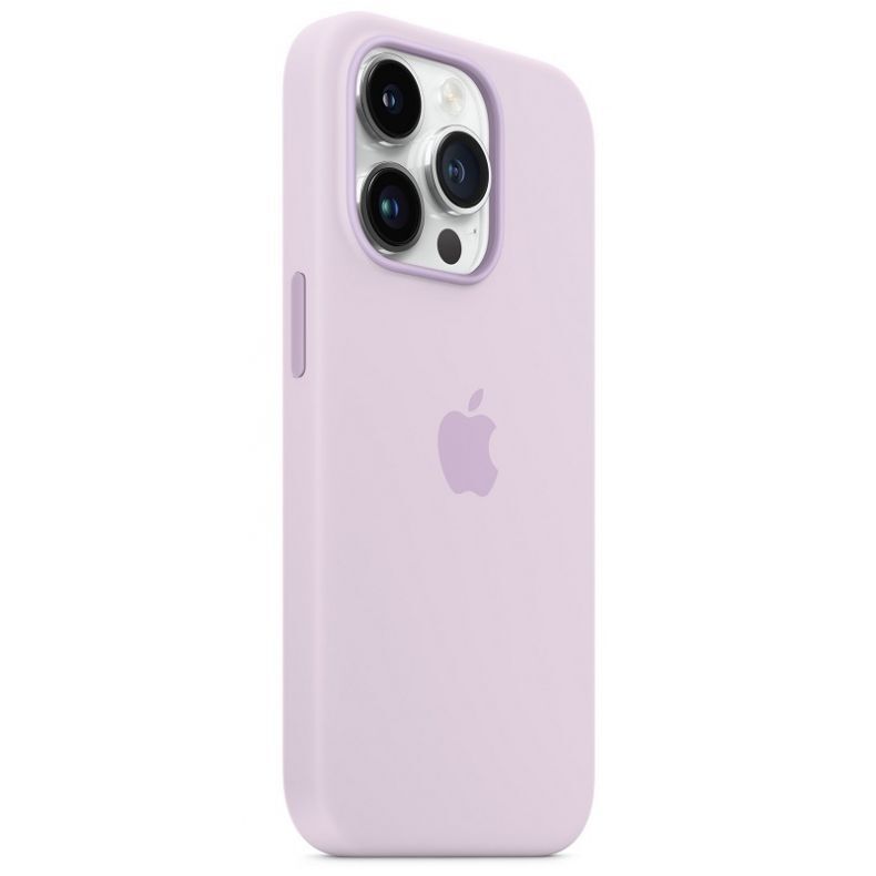 APPLE iPhone 14 Pro silikoninis dėklas su MagSafe, šonu