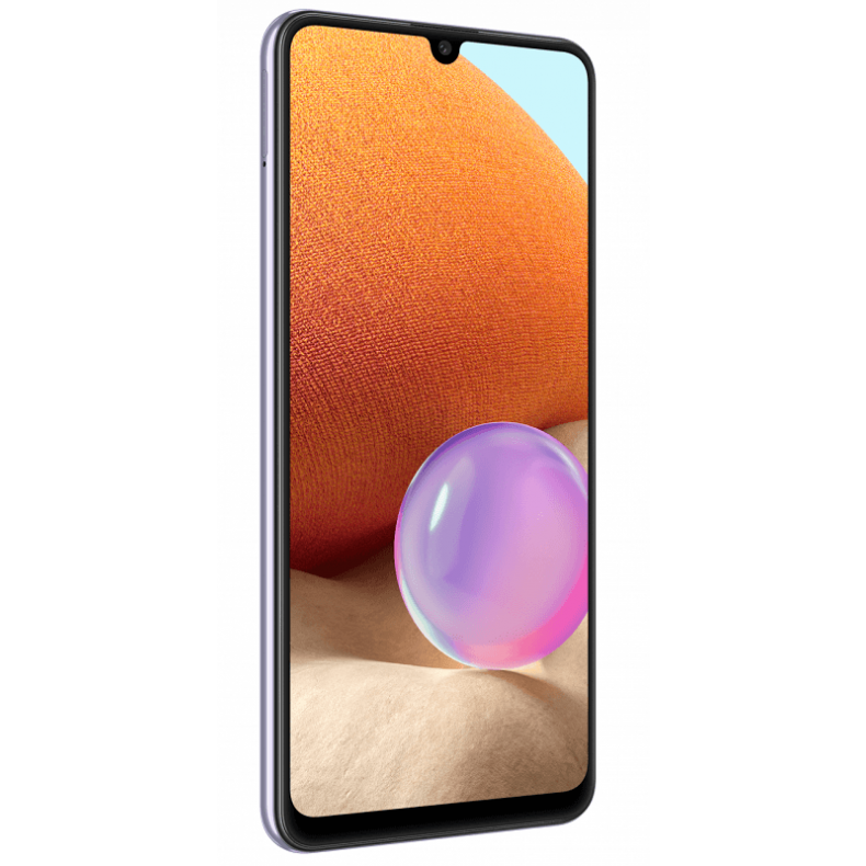 Samsung Galaxy A32 violetinis priekis kairė