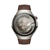 Huawei Watch 5 išmanusis laikrodis. 46mm. ruda odinė apyrankė, 1 nuotrauka