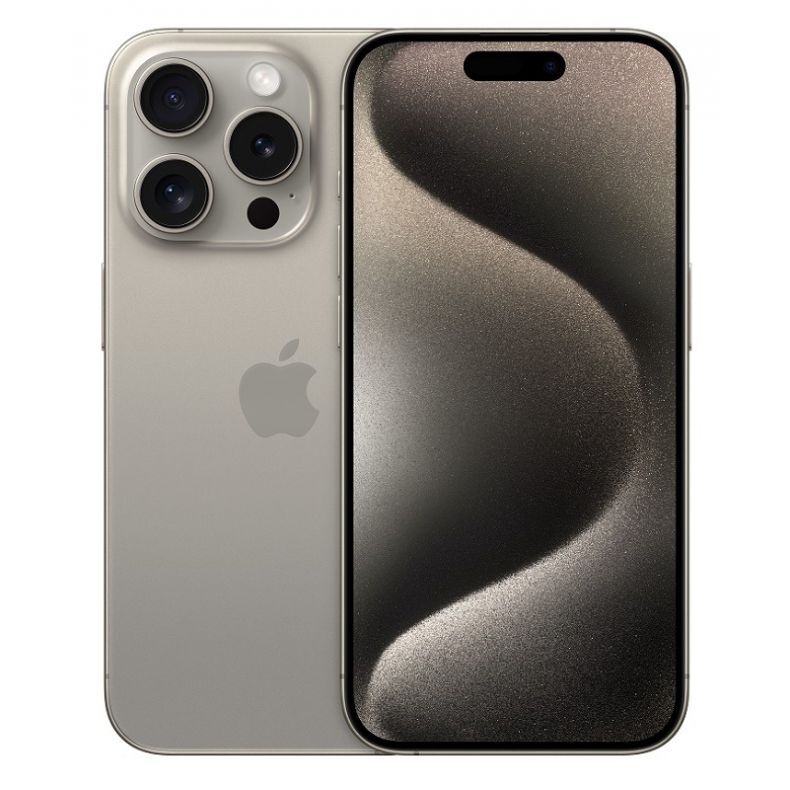 iPhone 15 Pro Natural Titanium spalva