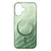 Ideal of Sweden iPhone 17 dėklas - Glitter Glow, Sage Green, 1 nuotrauka