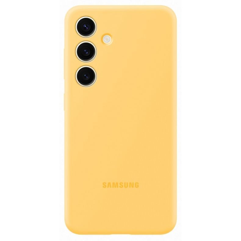 SAMSUNG Galaxy S24 silikoninis dėklas geltonas