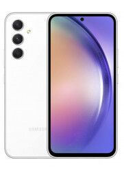 Samsung_Galaxy A54 5G_Awesome White_ekranas ir nugarele.