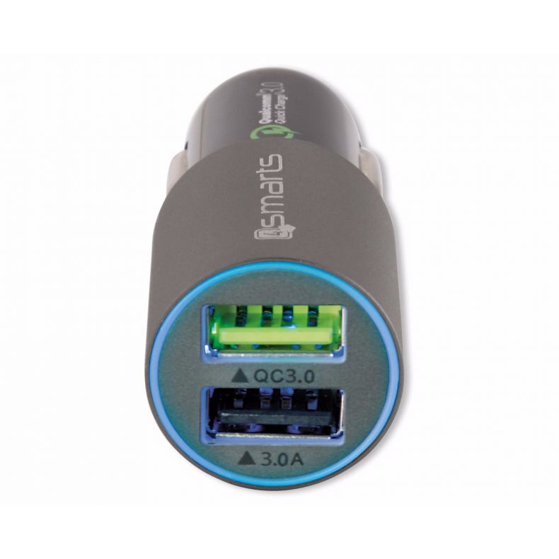 4smarts Rapid Qualcomm Quick Charge 3.0 automobilinis įkroviklis. Priekis