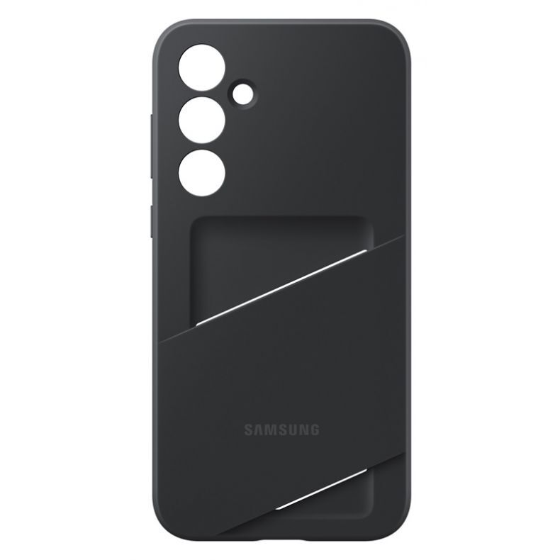 Samsung Galaxy A35 dėklas su kortelių kišenėle juodas, 4 nuotrauka