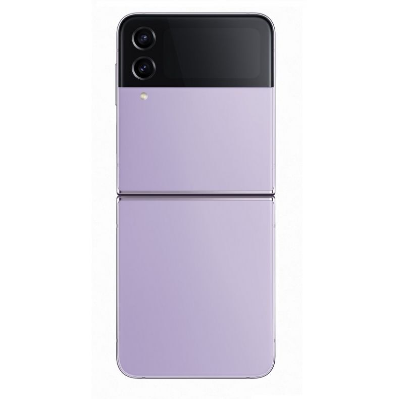 Samsung Z Flip4 nugarele atlenktas violetine spalva