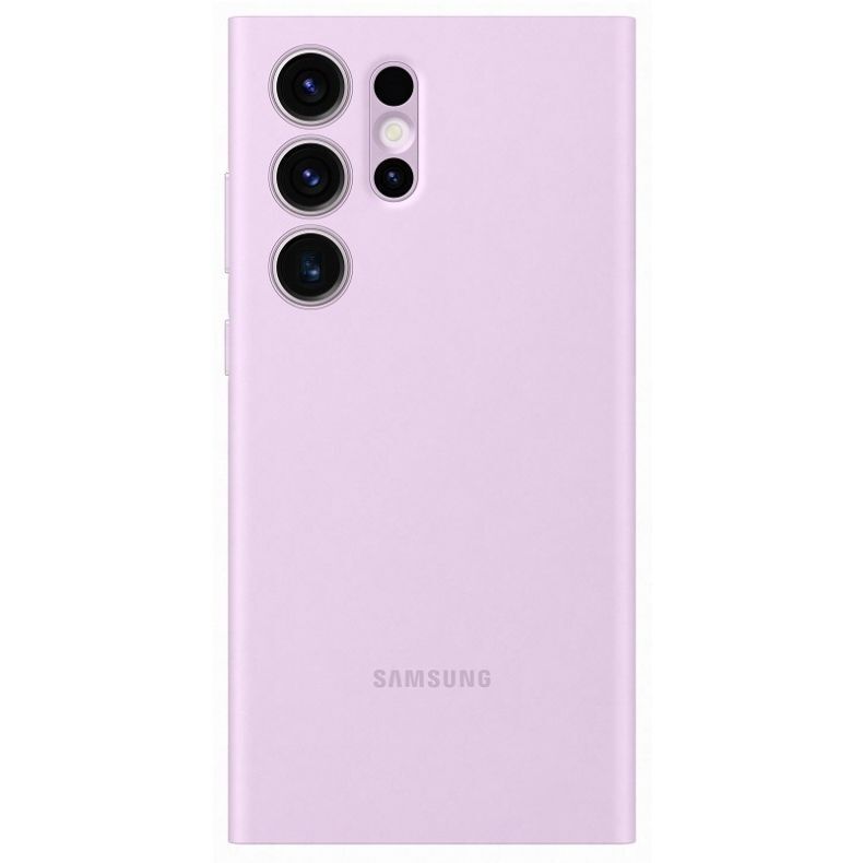 SAMSUNG Galaxy S23 Ultra Clear View dėklas levandinis