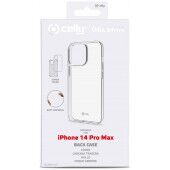 CELLY iPhone 14 Pro Max silikoninis dėklas skaidrus pakuotė