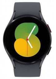 Samsung Galaxy Watch5 40mm grafito spalvos iš priekio