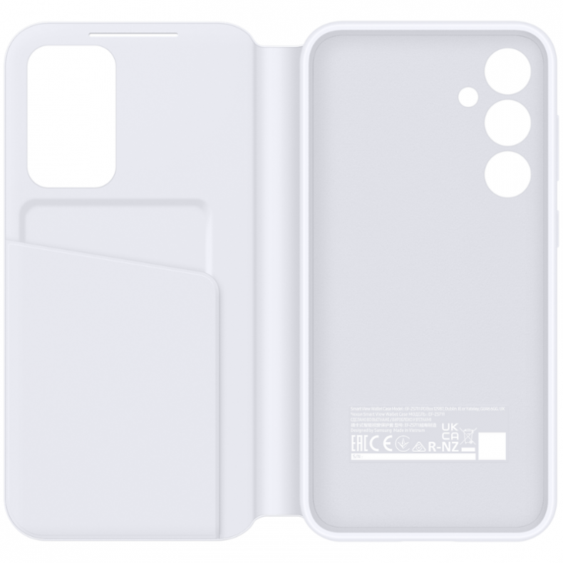 Atverčiamas dėklas Samsung Galaxy S23 FE Smart View White (baltas) EF-ZS711CWE, 3 nuotrauka