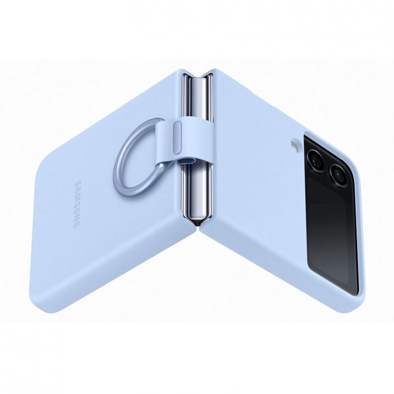 Samsung Galaxy Flip4 silikoninis dėklas su žiedu