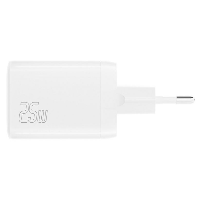 tinklo įkroviklis PD Plug 25W USB-A | USB-C