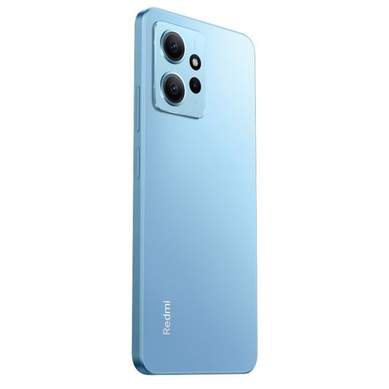 Xiaomi Note 12 5G melynos spalvos nugarele 45 kampu is kaires puses