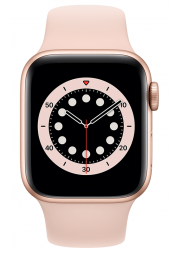 APPLE Watch 6 GPS, 40mm Gold Aluminium Case with Pink Sand Sport Band