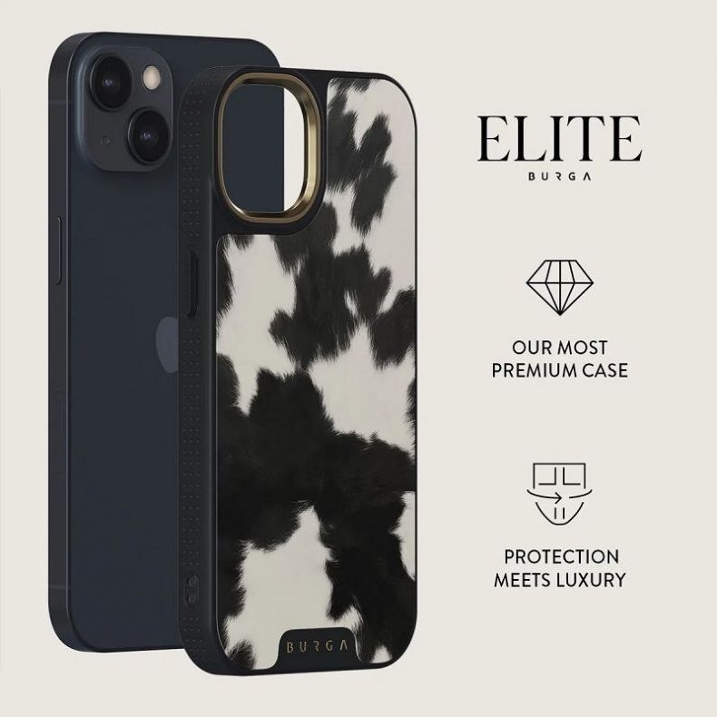 BURGA Elite Gold dėklas iPhone 14 Plus Achromatic