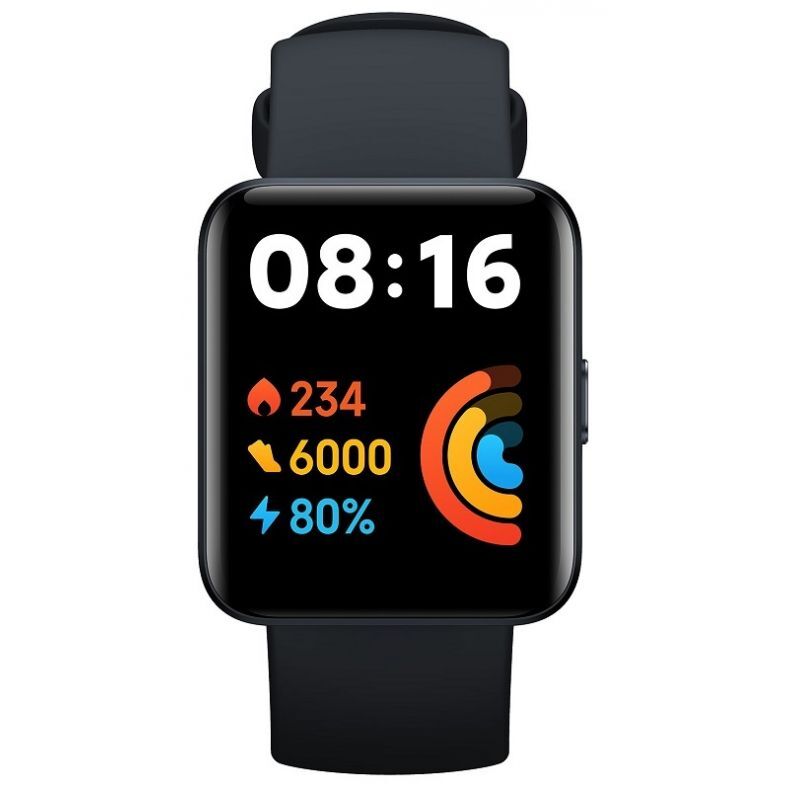 XIAOMI Redmi Watch 2 Lite, juodas. Priekis