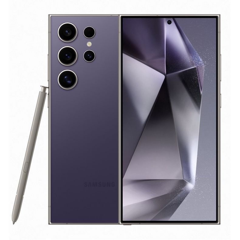 SAMSUNG Galaxy S24 Ultra 5G išmanusis telefonas 512GB titano violetinė spalva