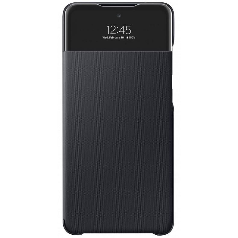 SAMSUNG Galaxy A72 S-View dėklas juodas