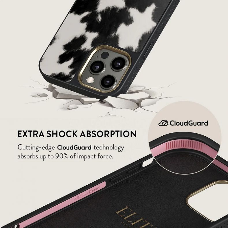 BURGA Elite Gold dėklas iPhone 12 | 12 Pro Achromatic
