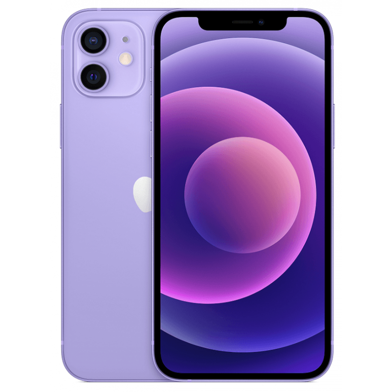 APPLE iPhone 12 128GB Purple priekis-nugarėlė