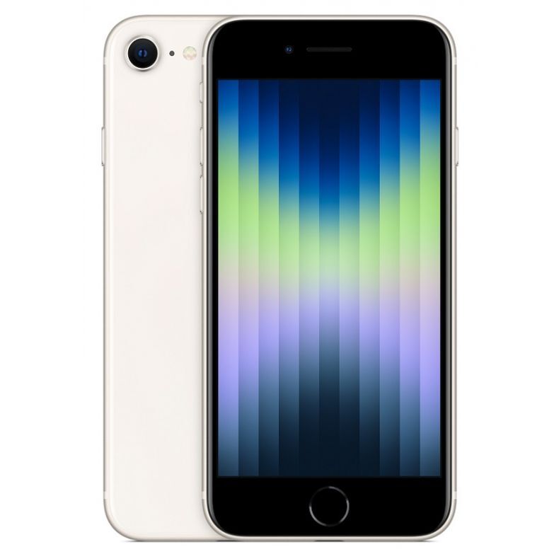 iPhone SE 128GB 2022  metu trecios kartos Starlight spalva