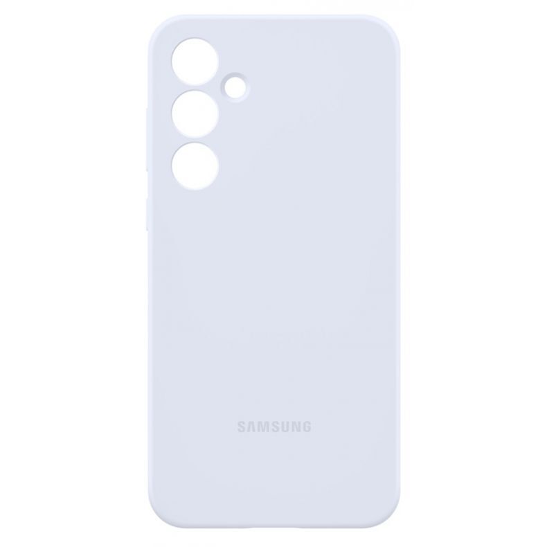 Samsung Galaxy A55 silikoninis dėklas melsvas, 4 nuotrauka