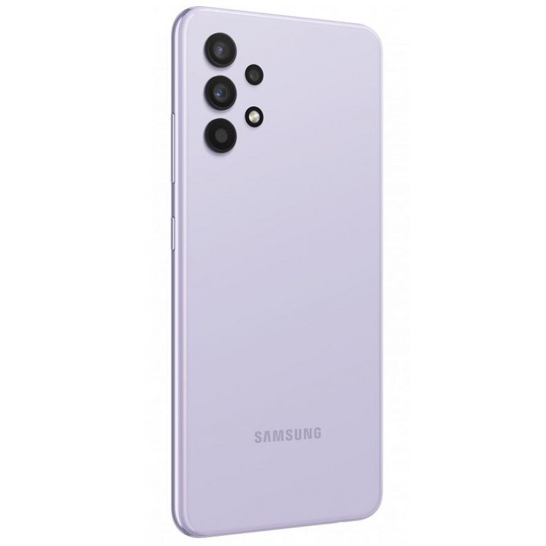 Samsung Galaxy A32 violetinis nugarėlė kairė
