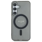 Guess Samsung Galaxy S25 Ultra Rhinestones Magsafe dėklas, juoda, 1 nuotrauka