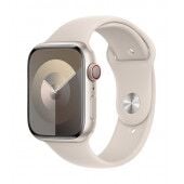 Apple Watch Series 9 GPS+Cellular 41mm išmanusis laikrodis Starlight white ( Baltas ), 1 nuotrauka