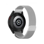 Techprotect Samsung Watch 40 42 44 45 46 mm milanietiškas dirželis, sidabrinė, 1 nuotrauka