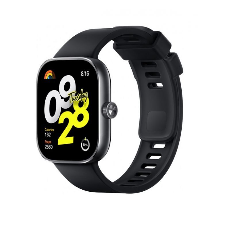  Xiaomi Redmi Watch 4 išmanusis laikrodis juodos spalvos.