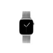 Ideal of Sweden Apple Watch 42 44 45 48 49 mm milanietiškas dirželis, sidabrinė, 1 nuotrauka