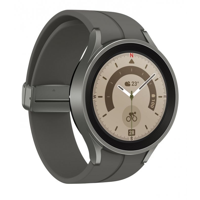  Samsung Galaxy Watch5 Pro e-sim  Gray Titianium is priekio 30 kampu