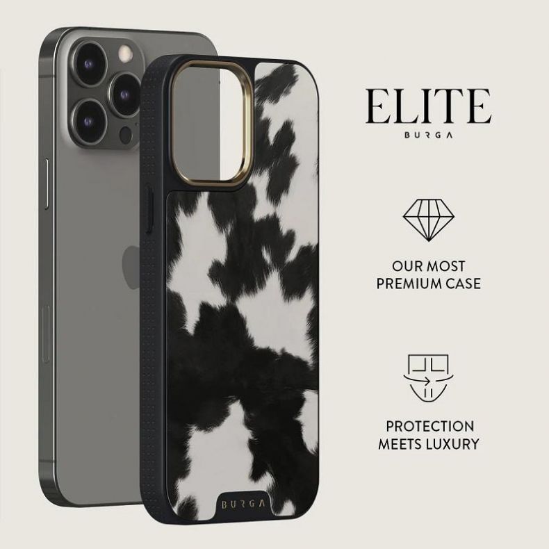 BURGA Elite Gold dėklas iPhone 13 Pro Achromatic