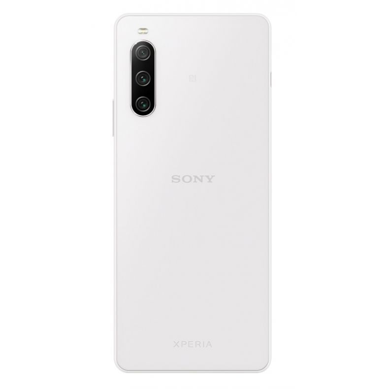 Sony xperia 10-IV baltos spalvos nugarele