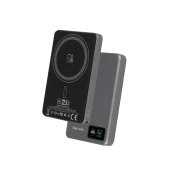 Blavec BJ-03 MagSafe išorinė baterija - 10000 mAh, pilka, 1 nuotrauka